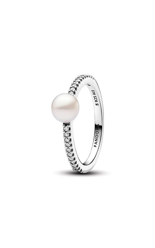 Pandora Timeless Pavé Crossover Dual Band Ring, Sterling silver