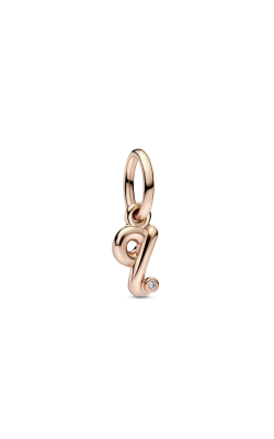 Pandora Letter q Script Alphabet Dangle Charm 782476C01