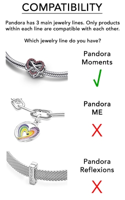 Pandora Disney Cinderella's Carriage & Heart Double Dangle Charm