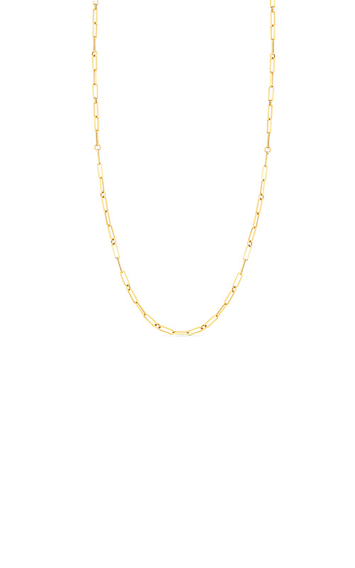 Roberto Coin Paperclip Necklace Chain in 18k Yellow Gold