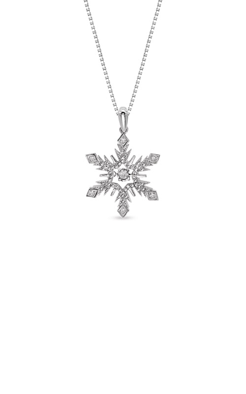 Rhythm of Love Diamond Snowflake Pendant - .05ctw