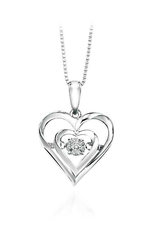 Silver Wrapped Up In Love Diamond Necklace – Steven Singer Jewelers