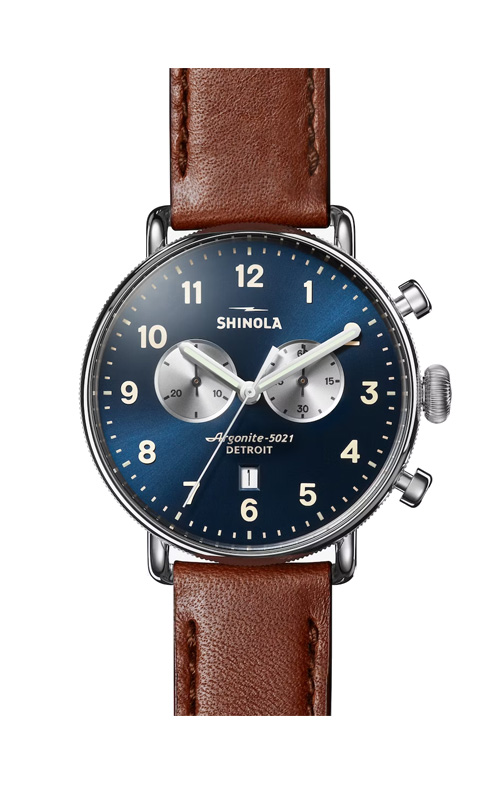 Shinola The Traveler Subsecond 42mm Green Dial Mens Watch 120247329