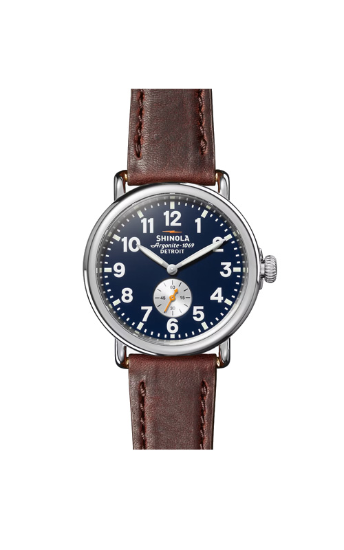 Shinola blue face discount watch