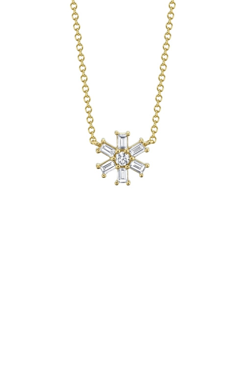 Shy Creation 14k Yellow Gold .13ctw Diamond Dog Tag Necklace SC55024167