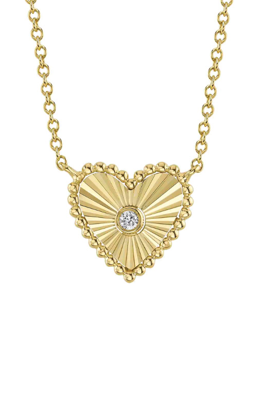 Shy Creations Rose Gold Heart Necklace 001-165-00944