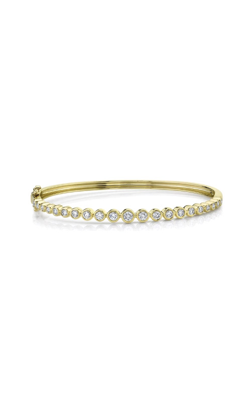 Gold Paperclip Bracelet With 2.35ctw Diamonds