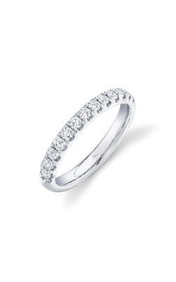 Albert`s Collection 14k White Gold .20ctw Diamond Ring Guard OW12A21