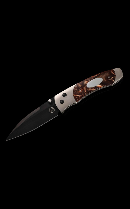 William Henry B10 Gold and Iron Folding Knife - Best Price