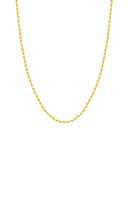 Albert`s 10K Yellow Gold Men`s 3mm Diamond Cut Rope Chain TM001591 10Y_24