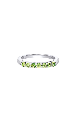 Albert's 10k White Gold Peridot Band RLS6695/PER/SS