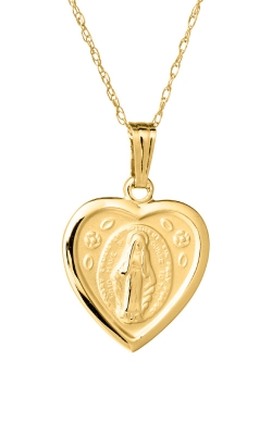 Albert's 14k Yellow Gold Miraculous Child Heart Necklace RM 32