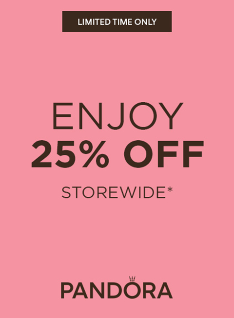 Pandora 25% Off Sale