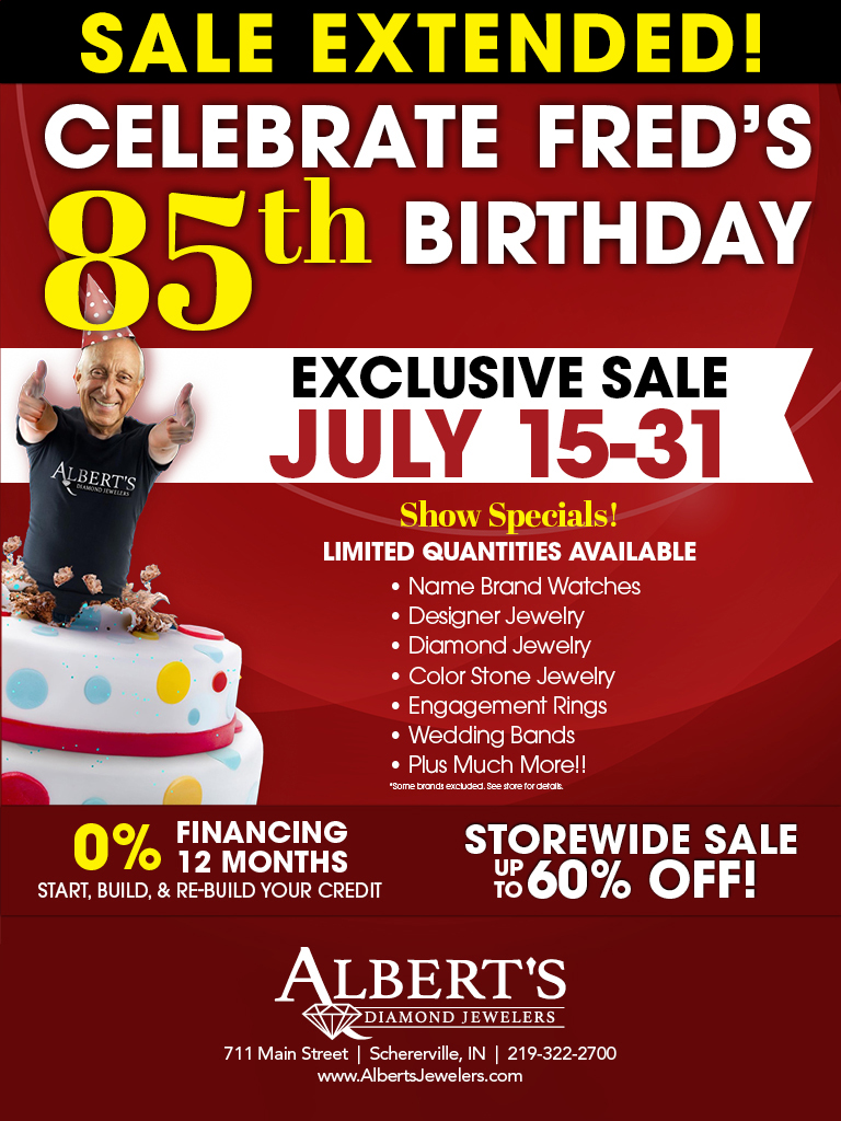 Fred's 85th Birthday Exclusive Sale