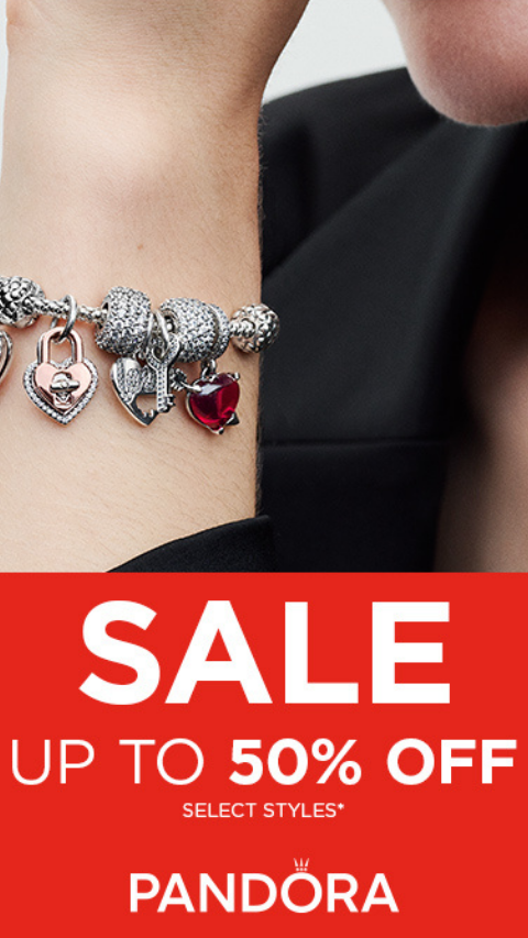 Pandora Up To 50% Off Pandora Up To 50% Off