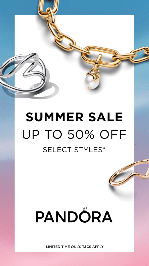 Pandora Summer Sale Up to 50% off Select Styles Pandora Summer Sale Up to 50% off Select Styles