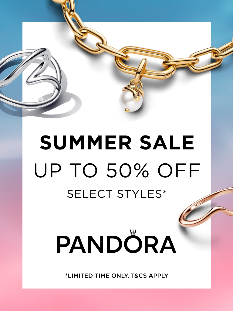 Pandora Summer Sale Up to 50% off Select Styles Pandora Summer Sale Up to 50% off Select Styles